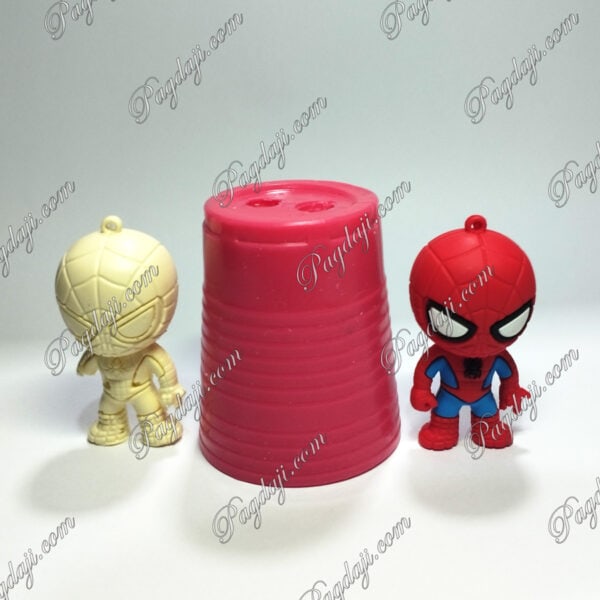 Molde de Silicona Cortado Personaje Hombre Araña