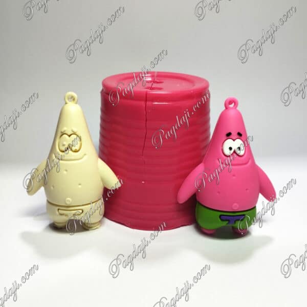 Molde de Silicona Cortado Personaje Patricio