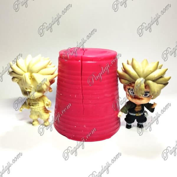 Molde de Silicona Personalizado Figura Anime Pelitos