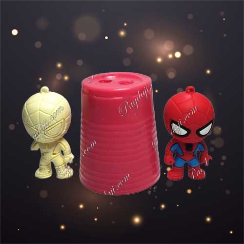 Molde de Silicona Cortado Personaje Hombre Araña
